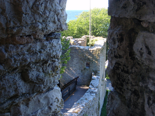 Visby city wall/fortress.